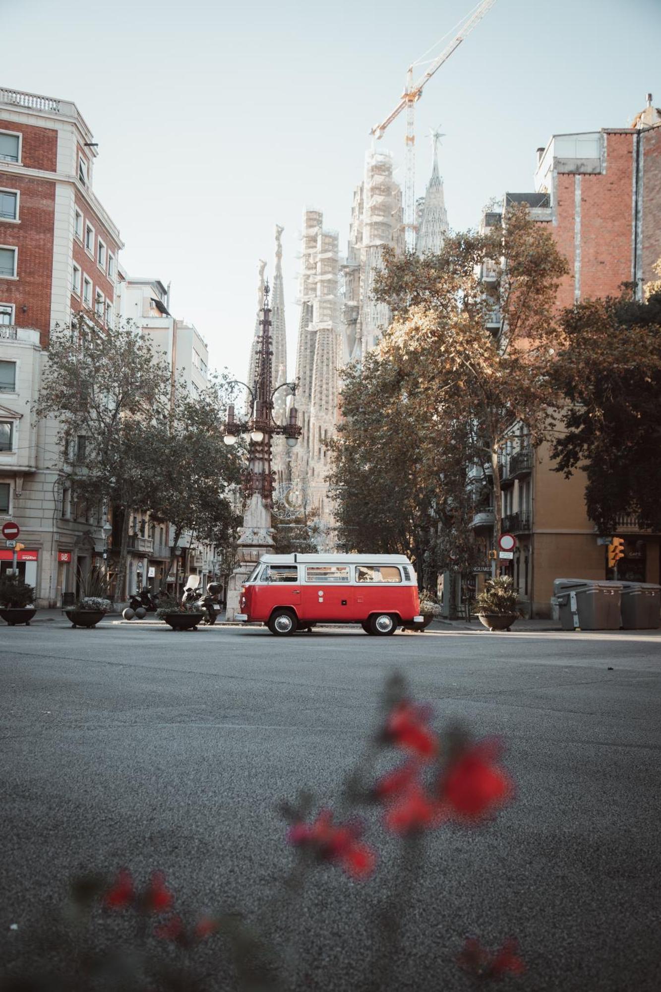 Retro Vw Kombi T2 Campervan Οσπιταλέτ ντε Λιοβρεγάτ Εξωτερικό φωτογραφία